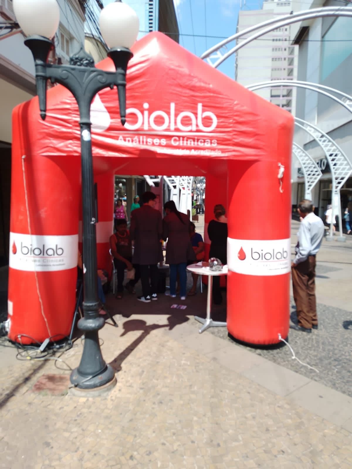 Ação no Calçadão em Bauru